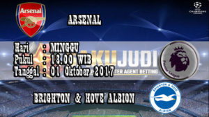 Prediksi Bola Arsenal vs Brighton & Hove Albion 01 Oktober 2017